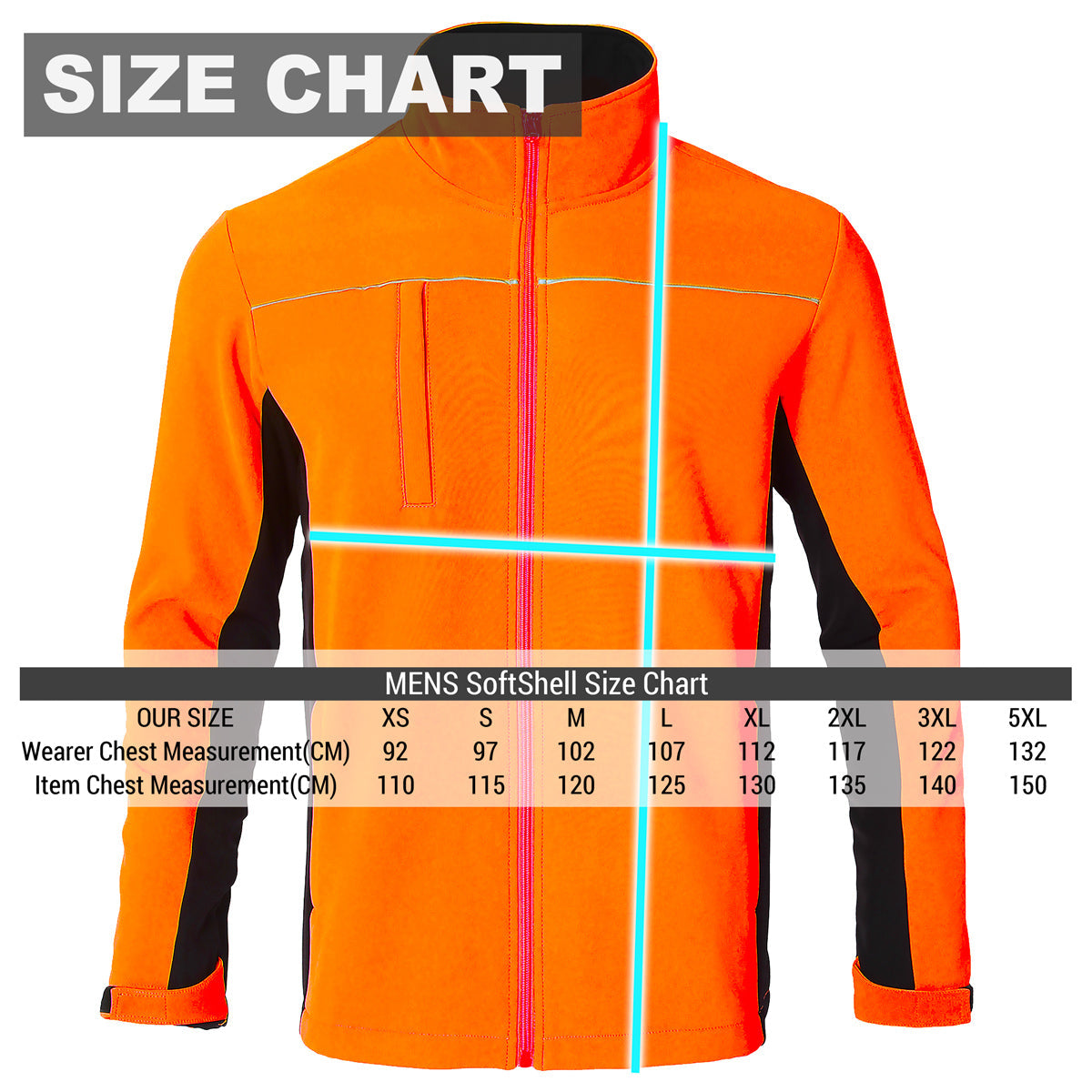 "Custom Hi Vis Softshell Jacket Add Your Logo – Big Bee Panel - NS PROMO"
