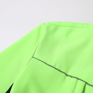 "Custom Hi Vis Softshell Jacket Add Your Logo – Big Bee Panel - NS PROMO"