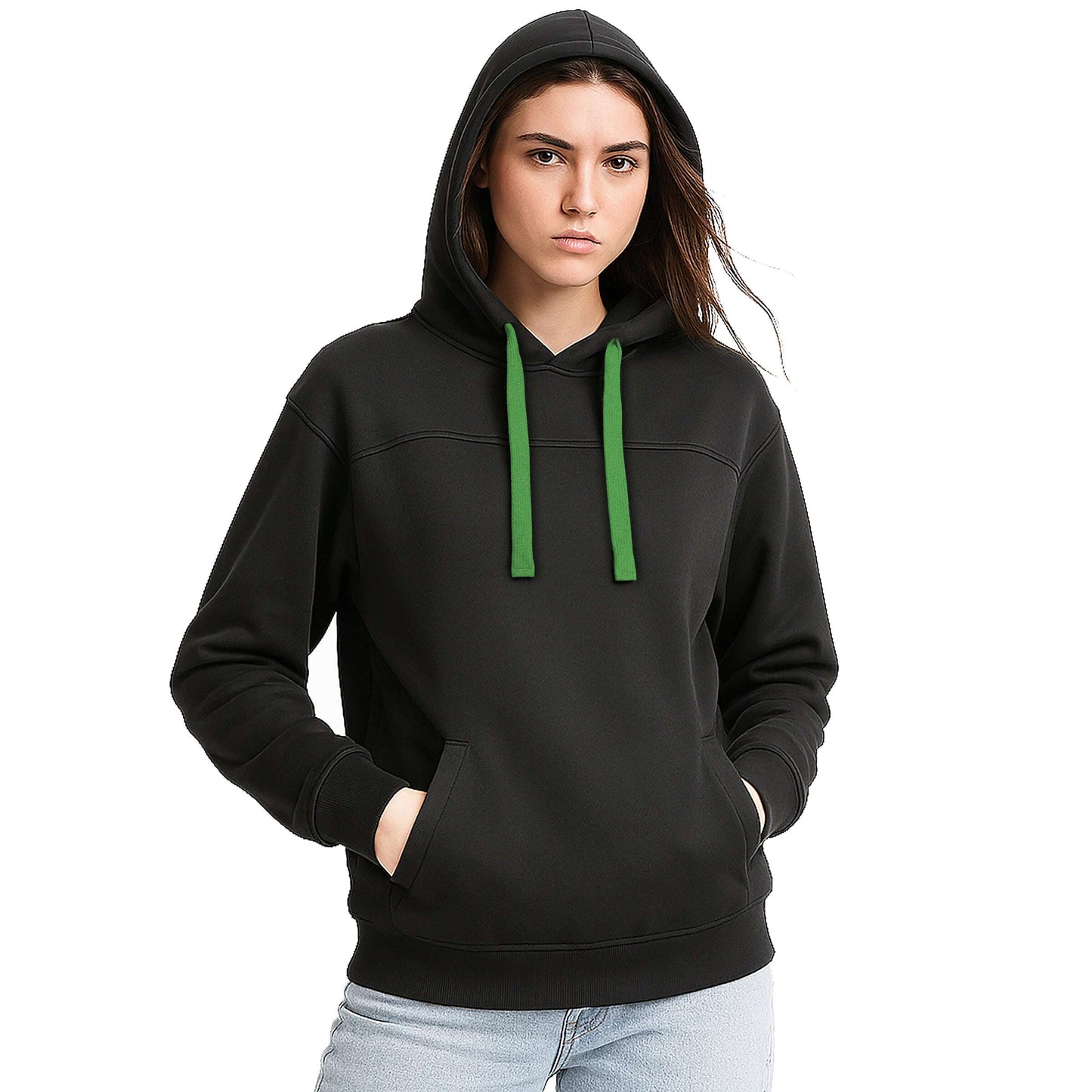 ISUSI Ladies Contrast Hoodie Jumper 12 Colours - NS PROMO