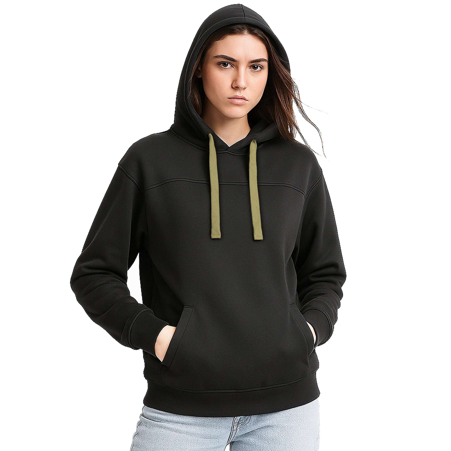 ISUSI Ladies Contrast Hoodie Jumper 12 Colours - NS PROMO