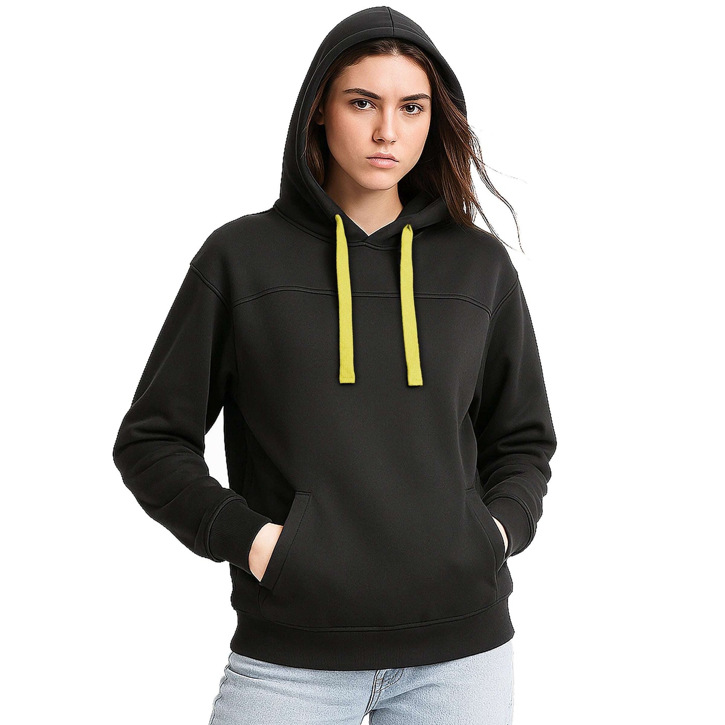 ISUSI Ladies Contrast Hoodie Jumper 12 Colours - NS PROMO