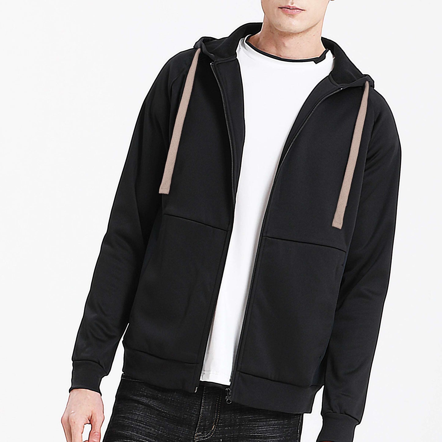 ISUSI Contrast Hoodie Jumper, Full Zip - NS PROMO