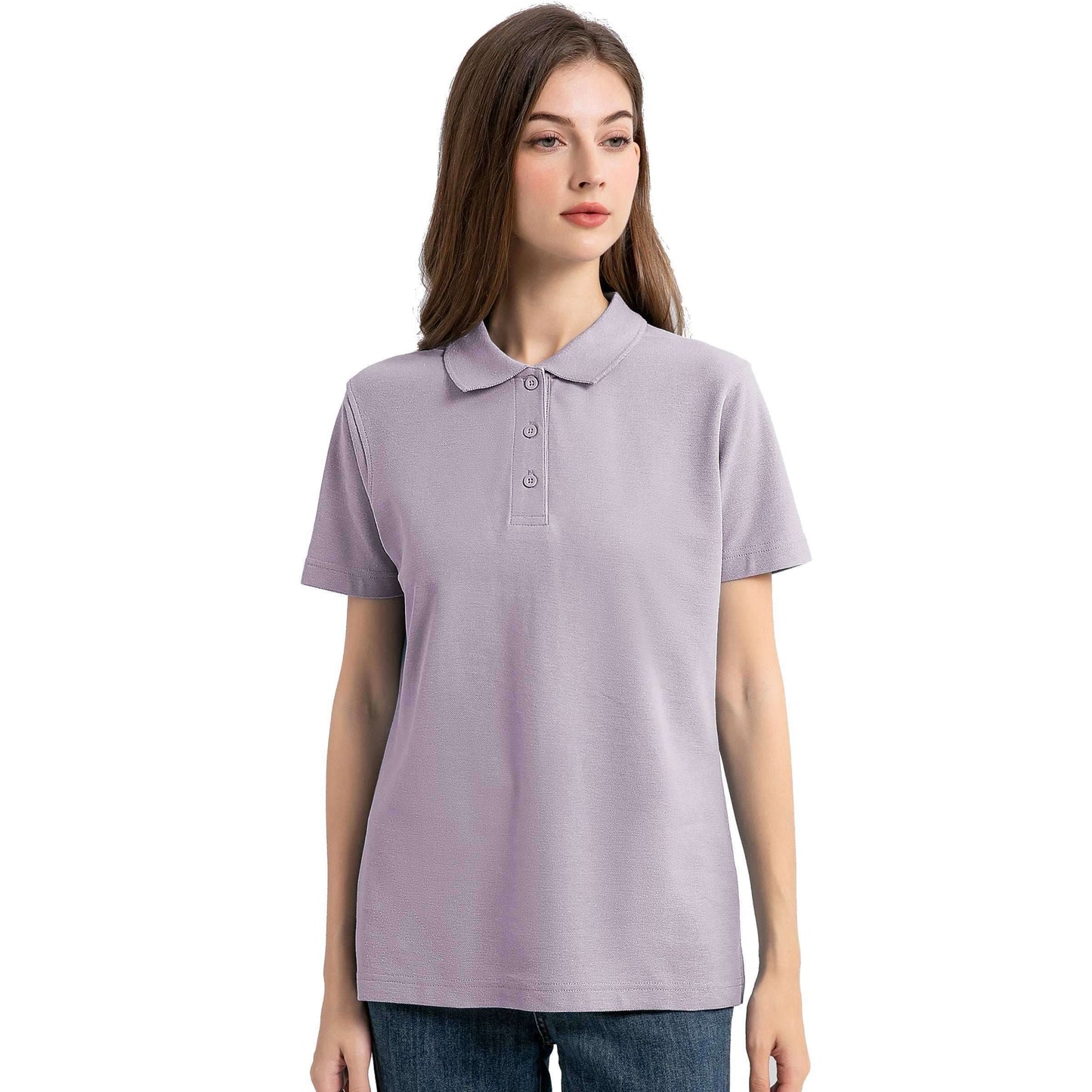 ISUSI Everyday Ladies Polo Shirts, Cotton Blend, UPF 30+ - Big Bee