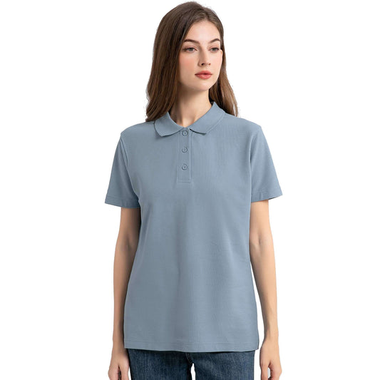 ISUSI Everyday Ladies Polo Shirts, Cotton Blend, UPF 30+ - Big Bee