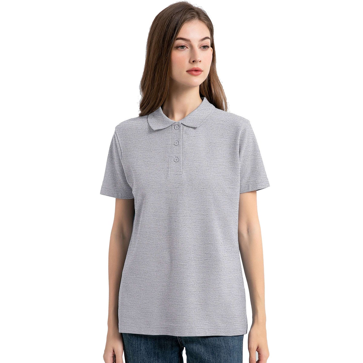 ISUSI Everyday Ladies Polo Shirts, Cotton Blend, UPF 30+ - Big Bee
