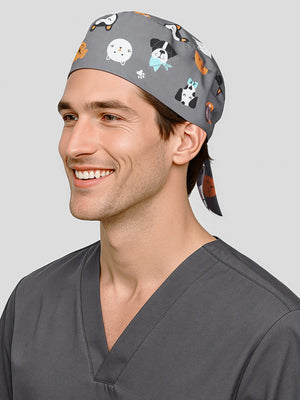 Printed Unisex Scrub Cap