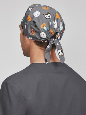 Printed Unisex Scrub Cap