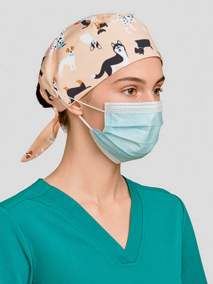 Printed Unisex Scrub Cap