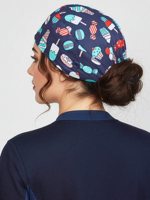 Printed Unisex Scrub Cap