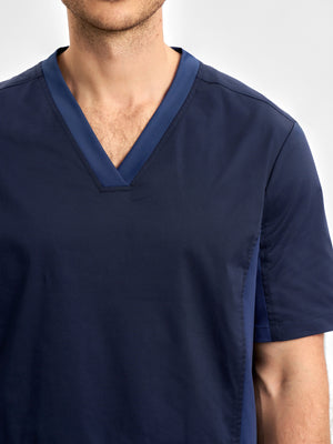 Riley Mens Stretch Scrub Top