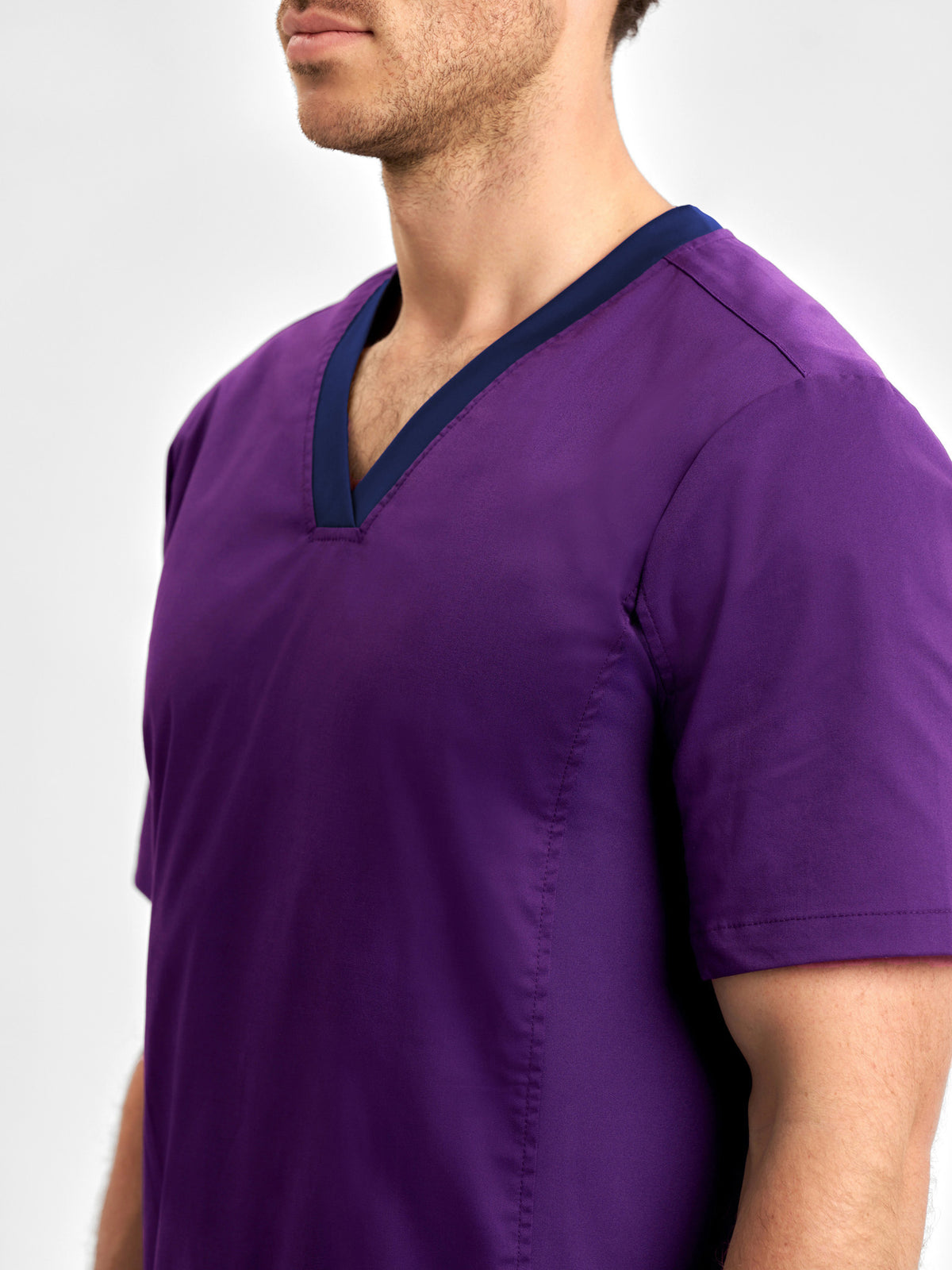 Riley Mens Stretch Scrub Top