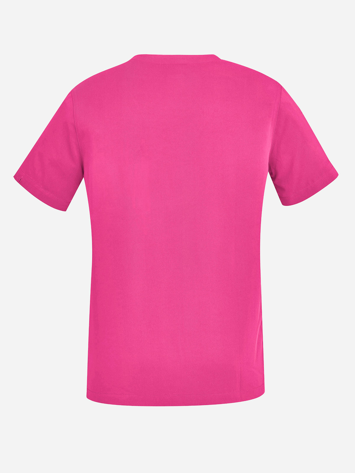 Pink Unisex V-Neck Scrub Top