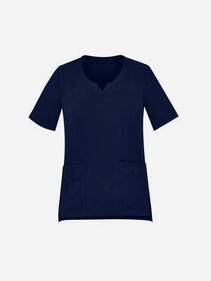 Avery Womens Round Neck Scrub Top