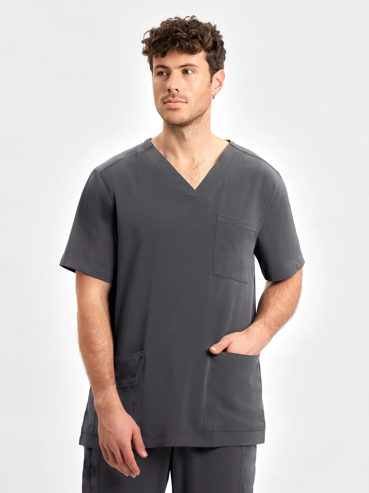 Avery Mens V-Neck Scrub Top
