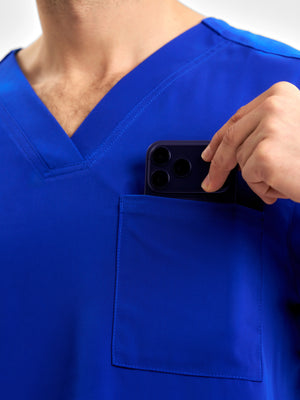 Avery Mens V-Neck Scrub Top