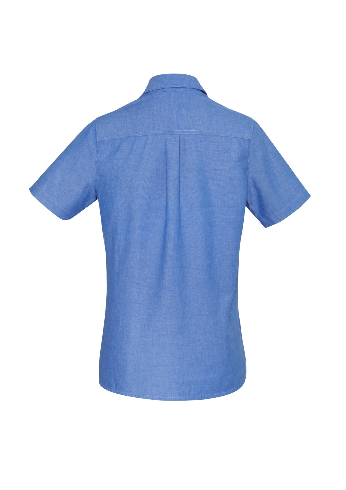 Chambray Womens Short Sleeve Shirt