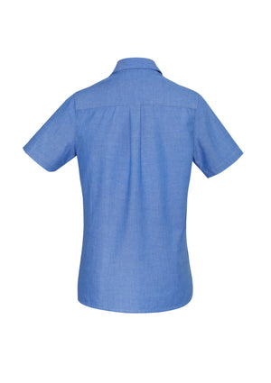 Chambray Womens Short Sleeve Shirt