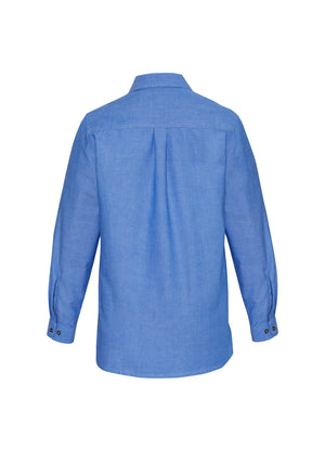 Chambray Womens Long Sleeve Shirt