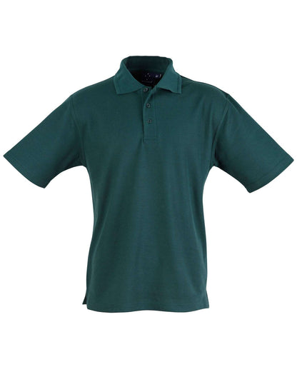 Unisex Poly Cotton Polo Short Sleeve Pique Knit - NS PROMO