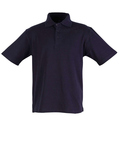 Unisex Poly Cotton Polo Short Sleeve Pique Knit - NS PROMO