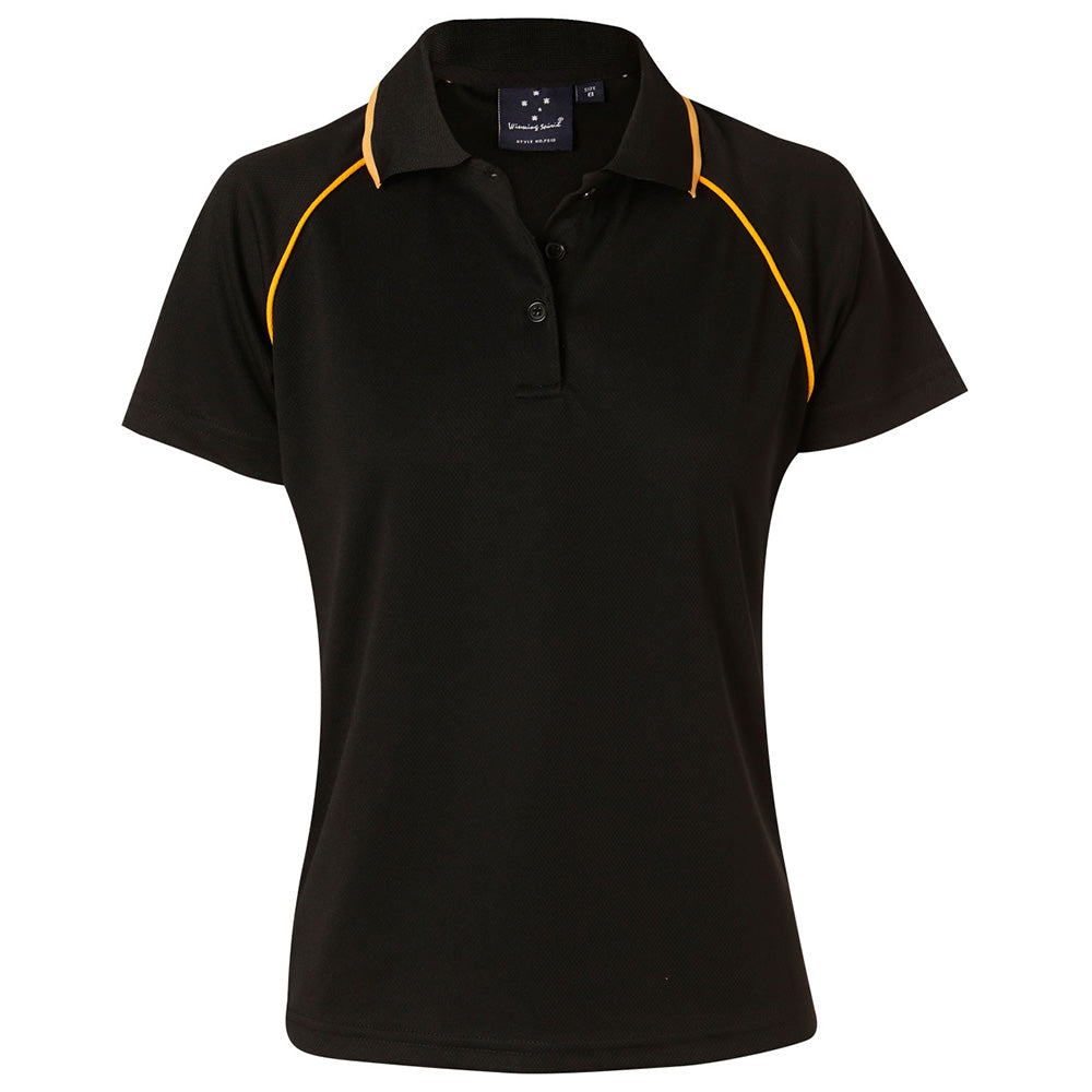Winning Spirit PS19 Champion Ladies CoolDry Contrast Polo Shirt