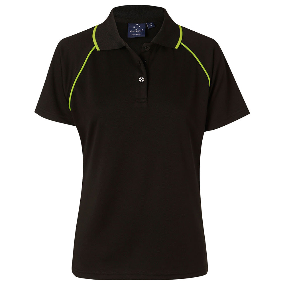 Winning Spirit PS19 Champion Ladies CoolDry Contrast Polo Shirt