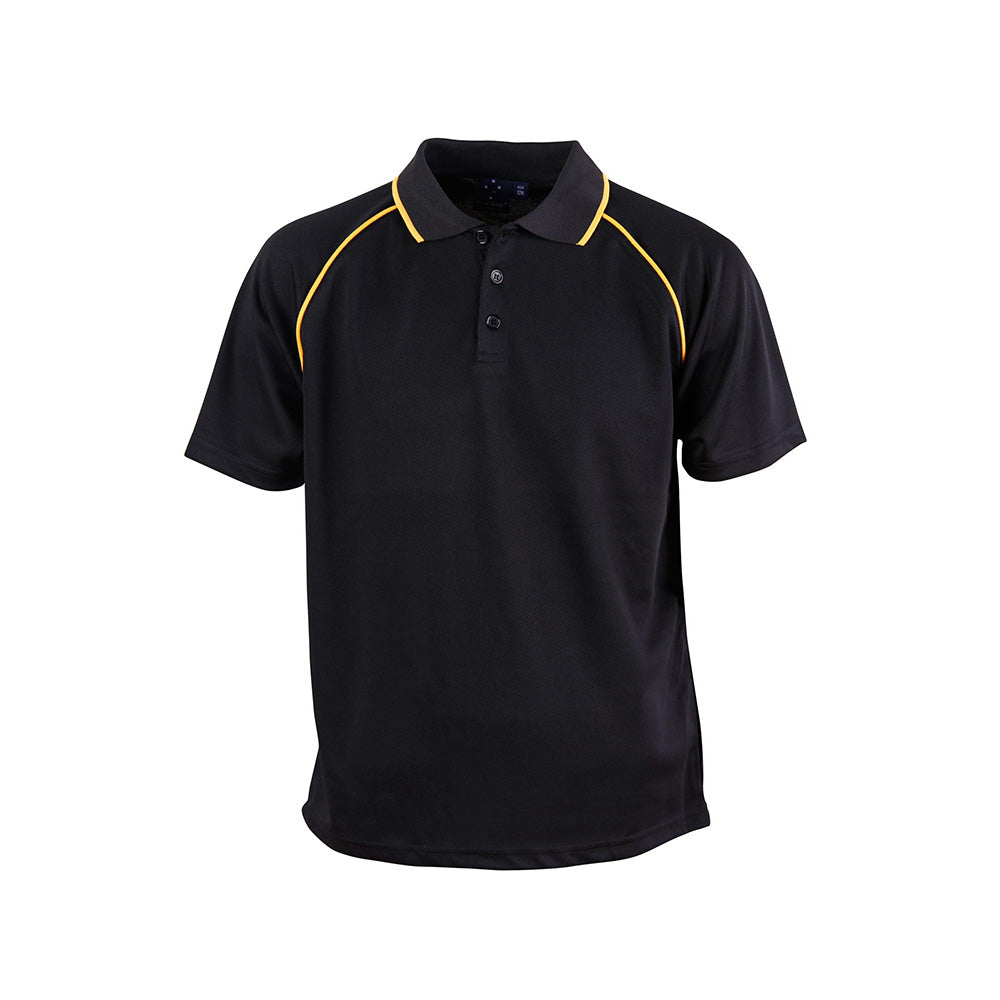 Winning Spirit PS24 Champion Kids CoolDry Contrast Polo Shirt
