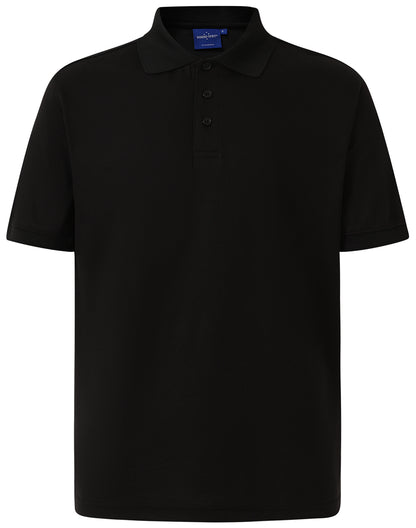 Mens TrueDry Polo Shirt Short Sleeve Breathable Cotton-Back Mesh - NS PROMO
