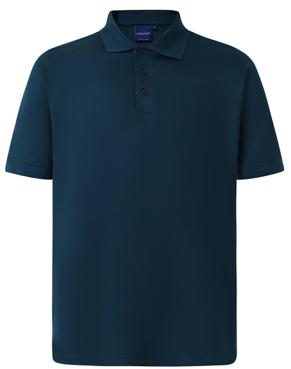 Mens TrueDry Polo Shirt Short Sleeve Breathable Cotton-Back Mesh - NS PROMO
