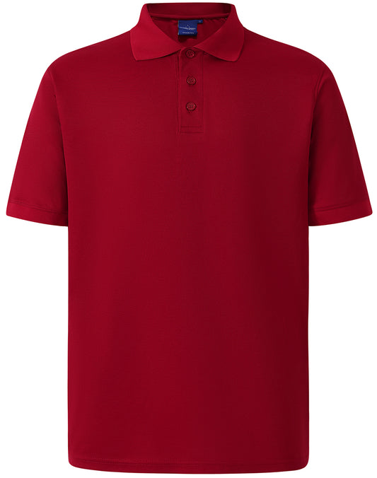 Mens TrueDry Polo Shirt Short Sleeve Breathable Cotton-Back Mesh - NS PROMO