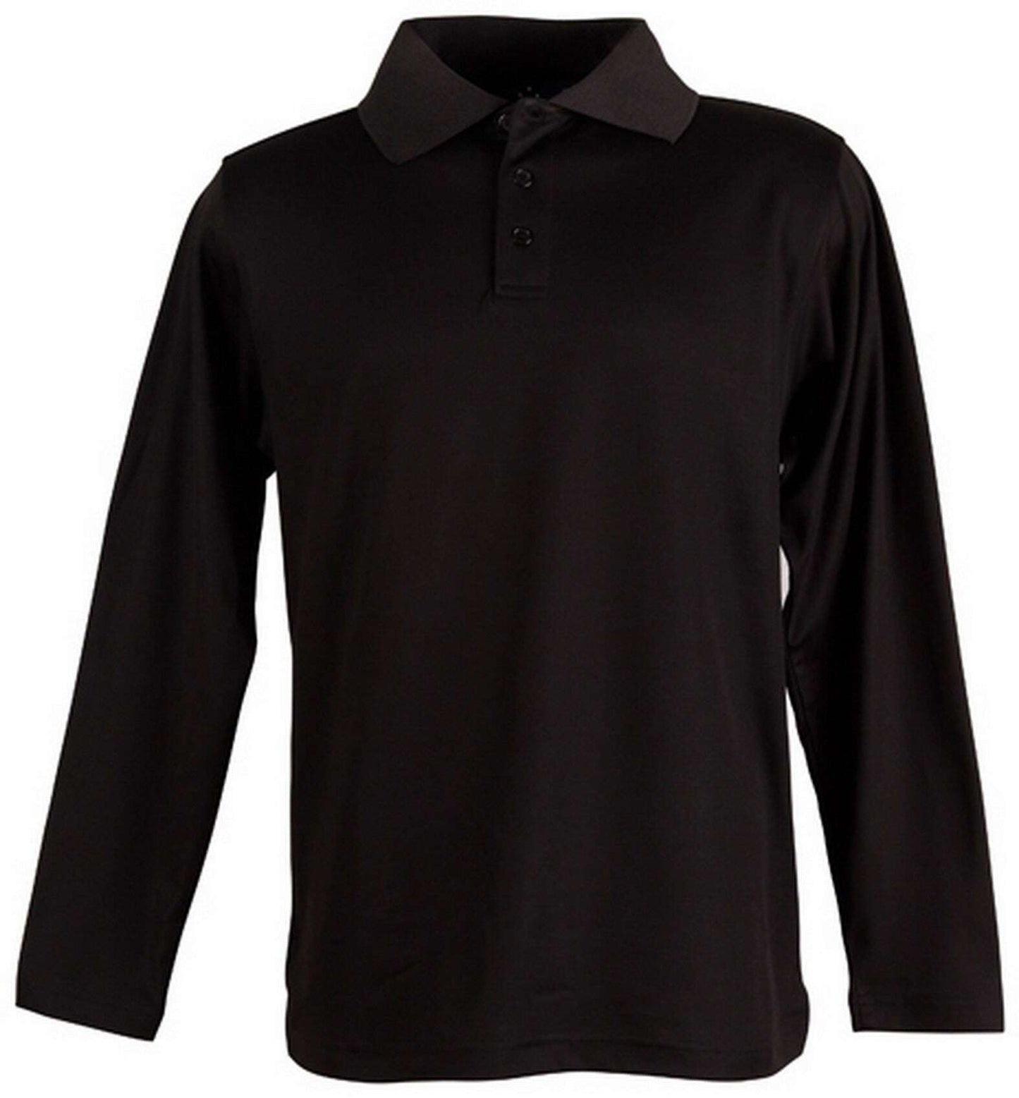 Mens TrueDry Polo Shirts Long Sleeve Breathable Easy Care Workwear Top - NS PROMO