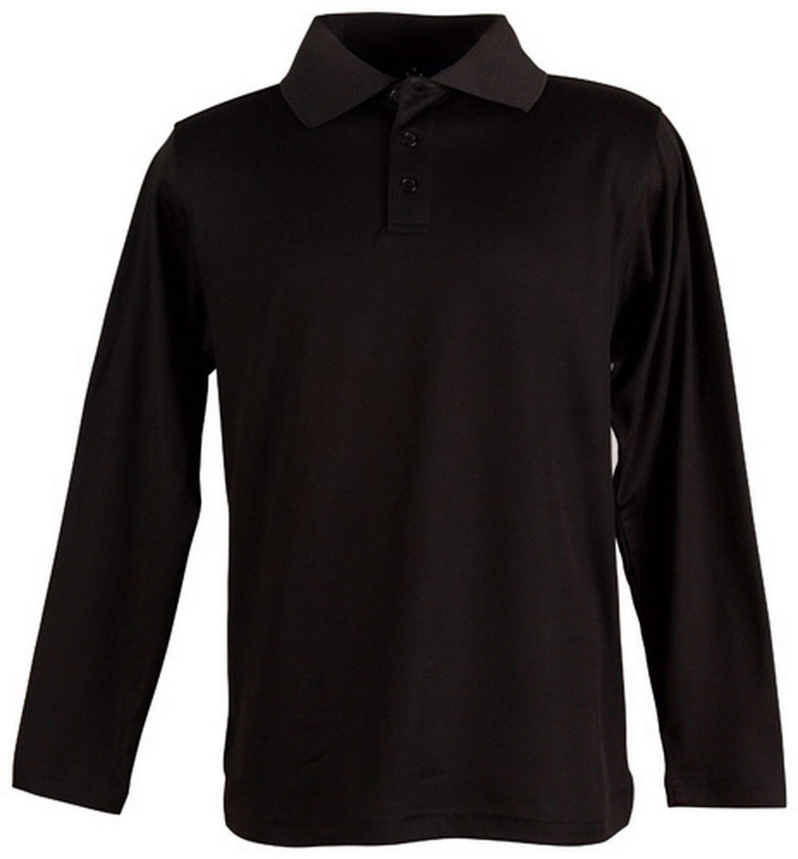 Mens TrueDry Polo Shirts Long Sleeve Breathable Easy Care Workwear Top - NS PROMO