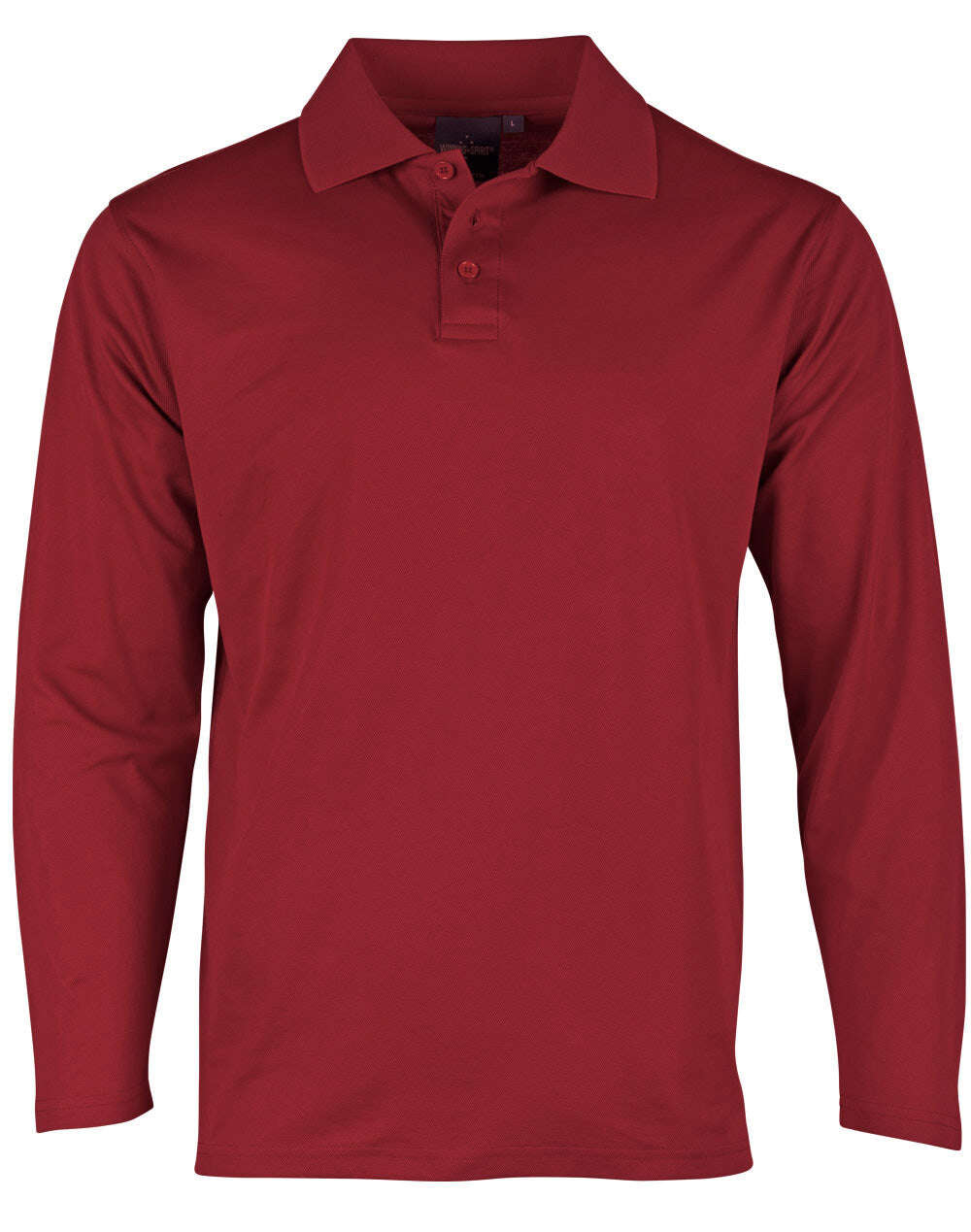 Mens TrueDry Polo Shirts Long Sleeve Breathable Easy Care Workwear Top - NS PROMO