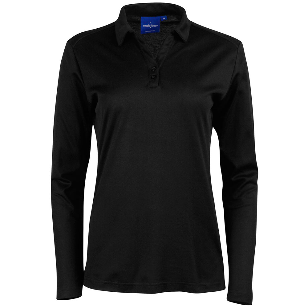 Winning Spirit PS36B Victory Plus Ladies TrueDry Long Sleeve Polo Shirt