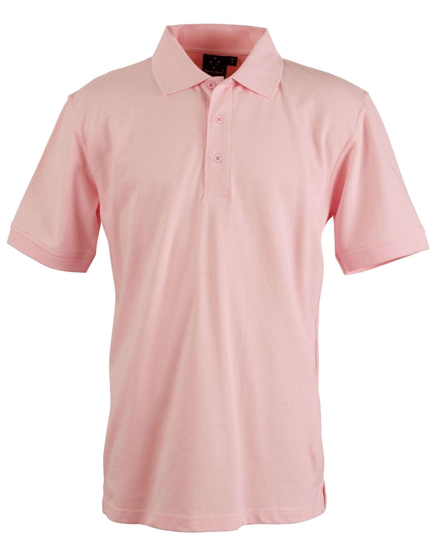 Mens Cotton Polo Shirt Short Sleeve Stretch Pique - NS PROMO