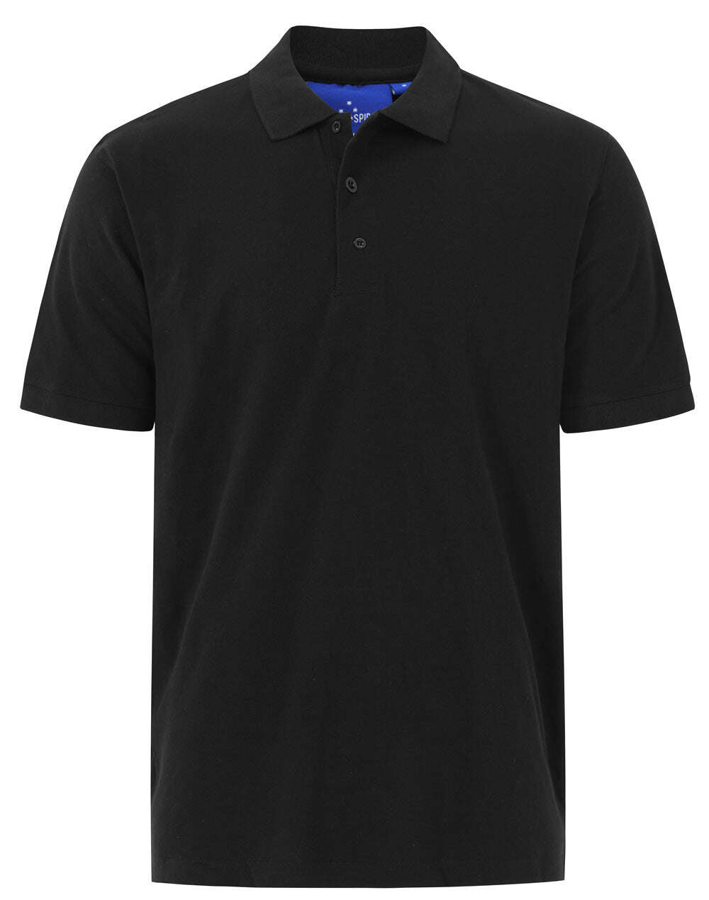 Mens Cotton Polo Shirt Short Sleeve Stretch Pique - NS PROMO