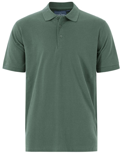Mens Cotton Polo Shirt Short Sleeve Stretch Pique - NS PROMO