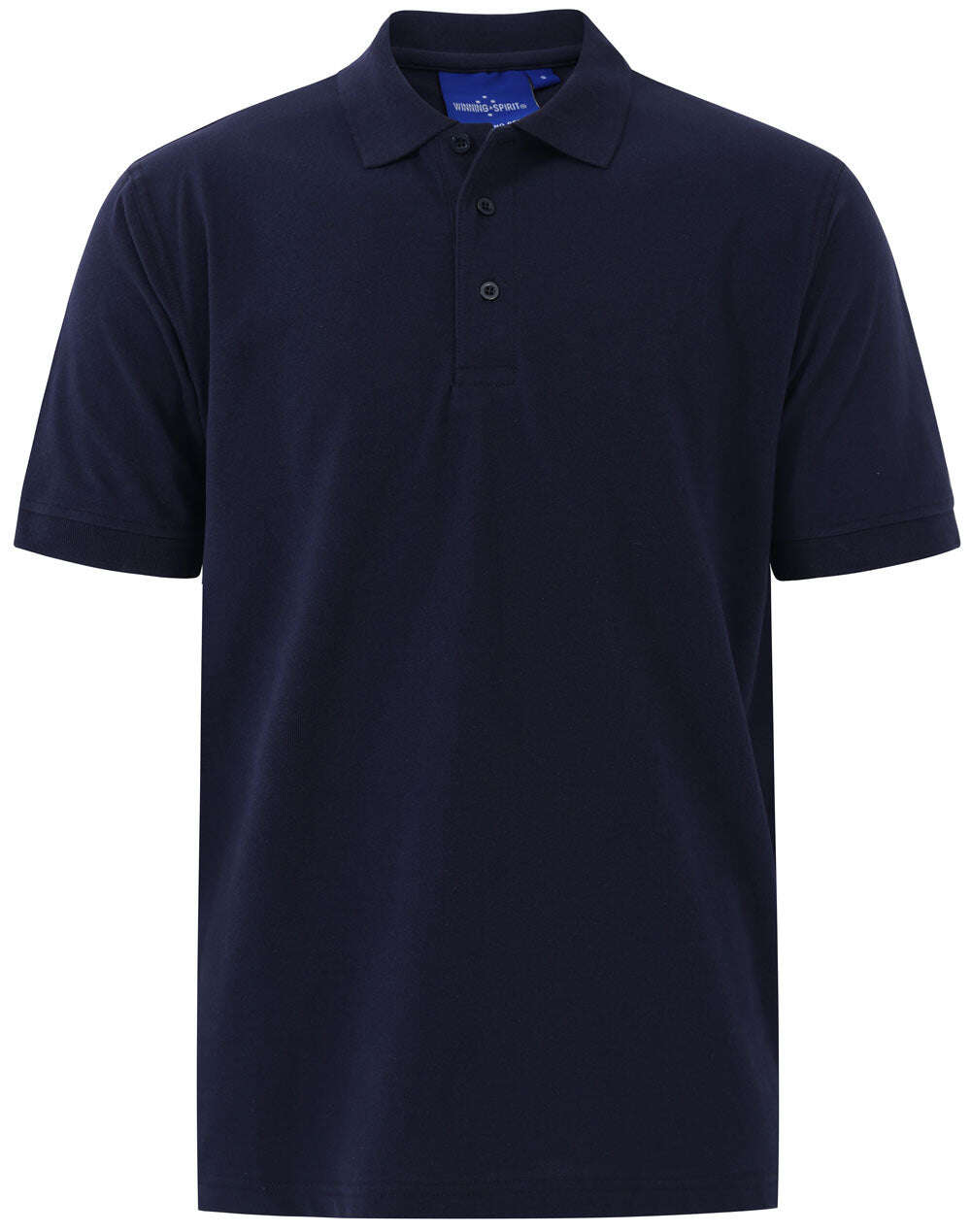 Mens Cotton Polo Shirt Short Sleeve Stretch Pique - NS PROMO