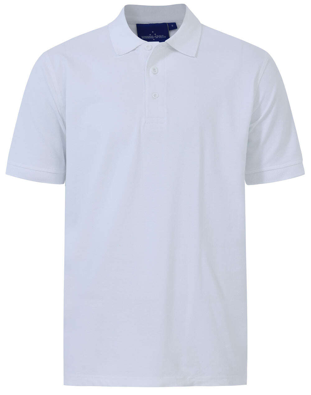 Mens Cotton Polo Shirt Short Sleeve Stretch Pique - NS PROMO