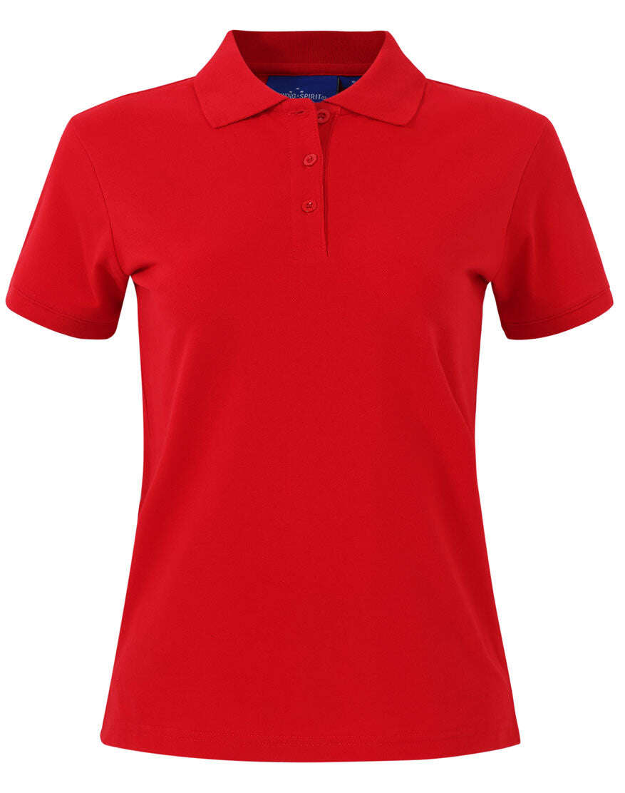 Ladies Darling Harbour Cotton Polo Stretch Pique - NS PROMO