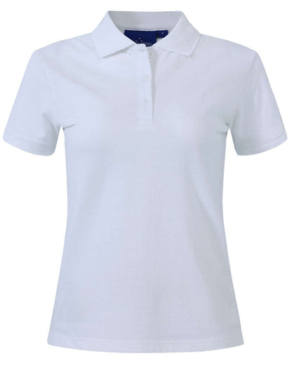 Ladies Darling Harbour Cotton Polo Stretch Pique - NS PROMO