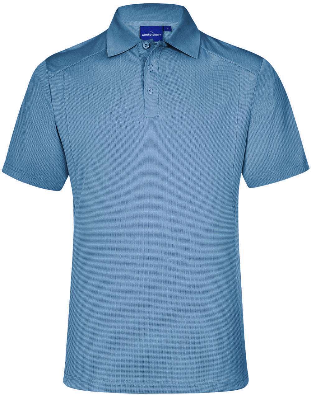 Mens Bamboo Polo Shirt Short Sleeve Charcoal Eco - NS PROMO