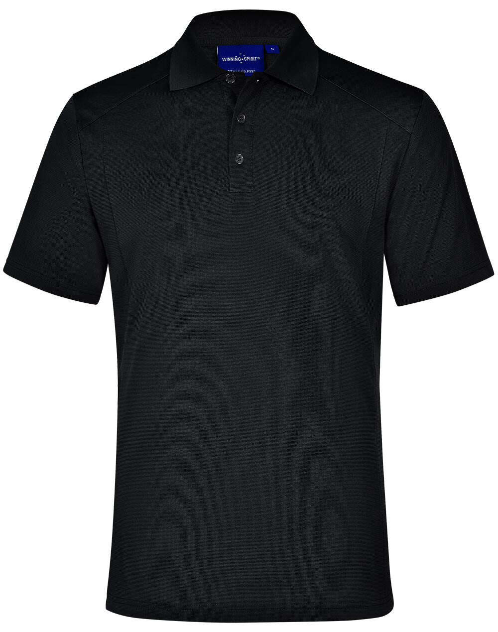Mens Bamboo Polo Shirt Short Sleeve Charcoal Eco - NS PROMO