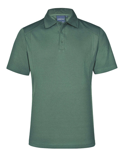Mens Bamboo Polo Shirt Short Sleeve Charcoal Eco - NS PROMO