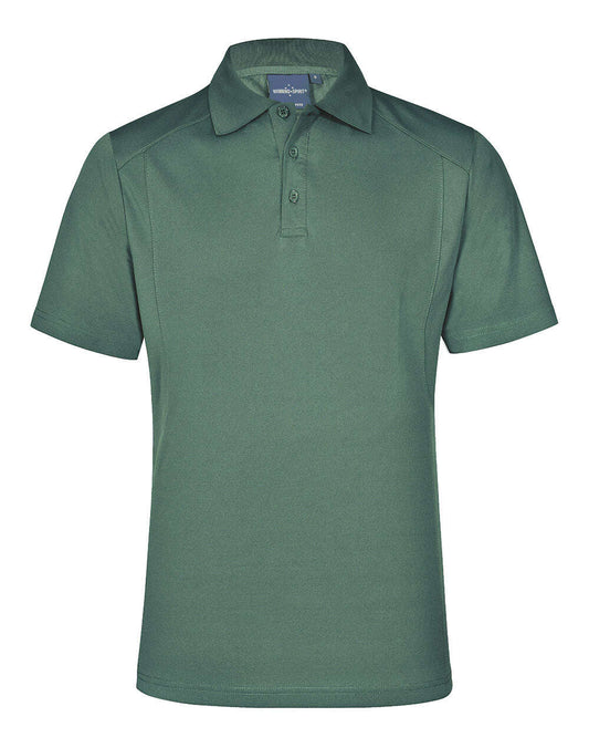 Mens Bamboo Polo Shirt Short Sleeve Charcoal Eco - NS PROMO