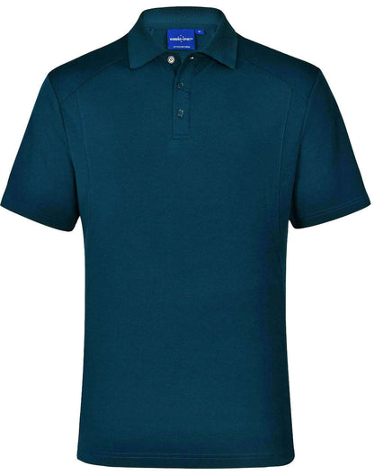 Mens Bamboo Polo Shirt Short Sleeve Charcoal Eco - NS PROMO