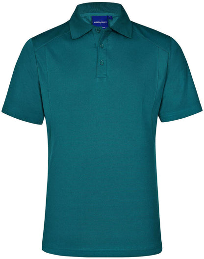 Mens Bamboo Polo Shirt Short Sleeve Charcoal Eco - NS PROMO
