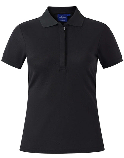 Ladies TrueDry Polo Shirt Short Sleeve Solid Colour - NS PROMO