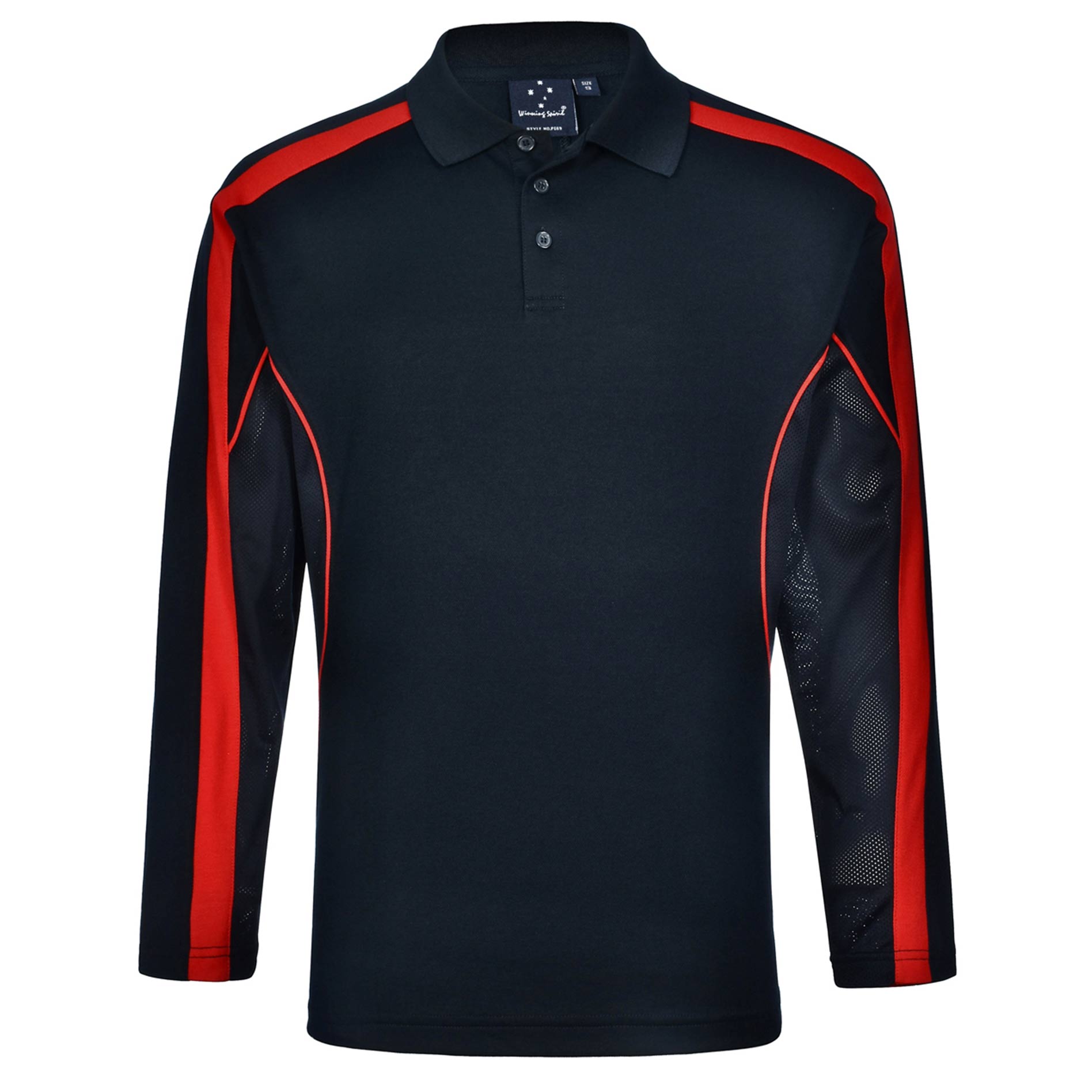 Winning Spirit PS69 Legend Plus Men’s TrueDry Long Sleeve Polo