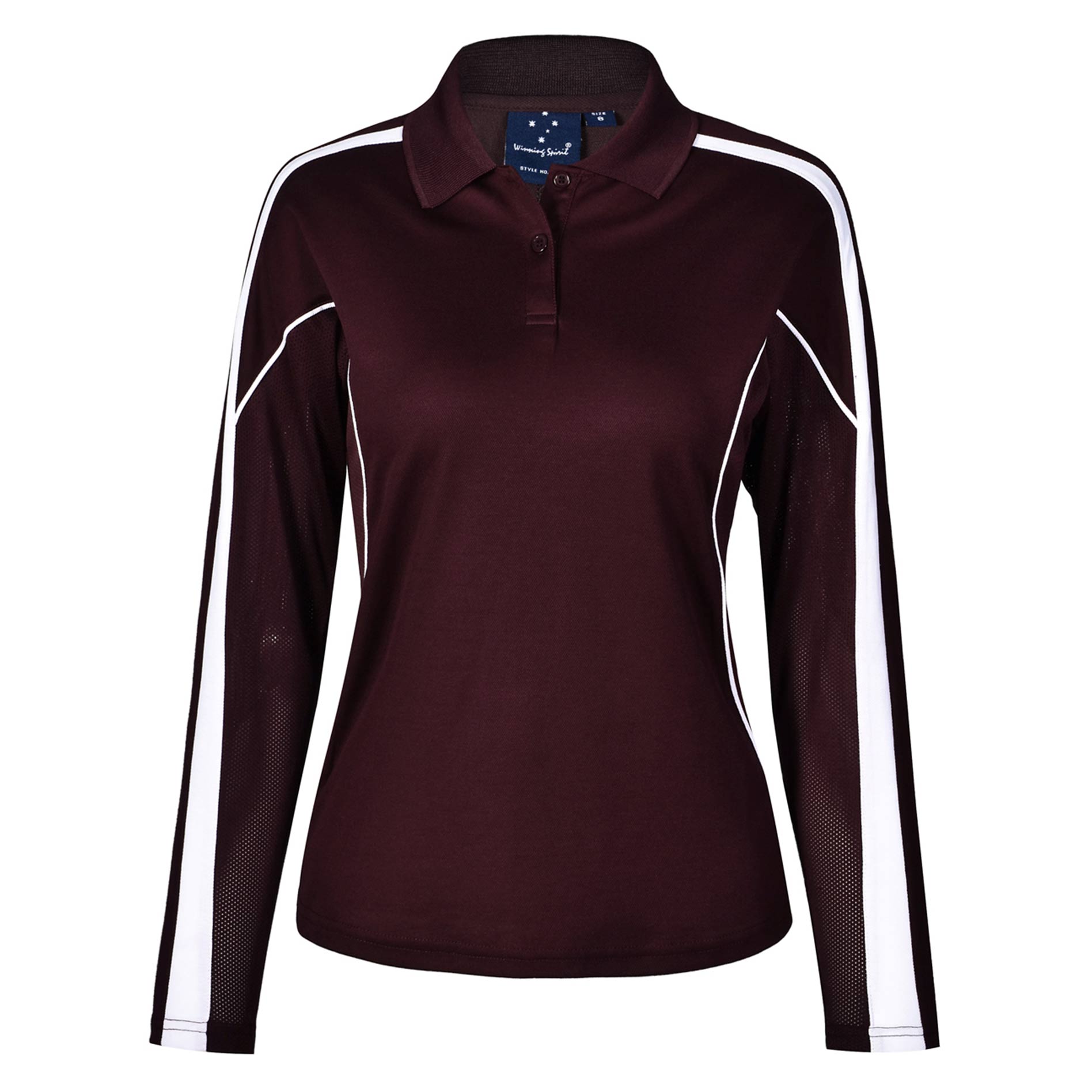 Winning Spirit PS70 Legend Plus Ladies TrueDry Long Sleeve Polo
